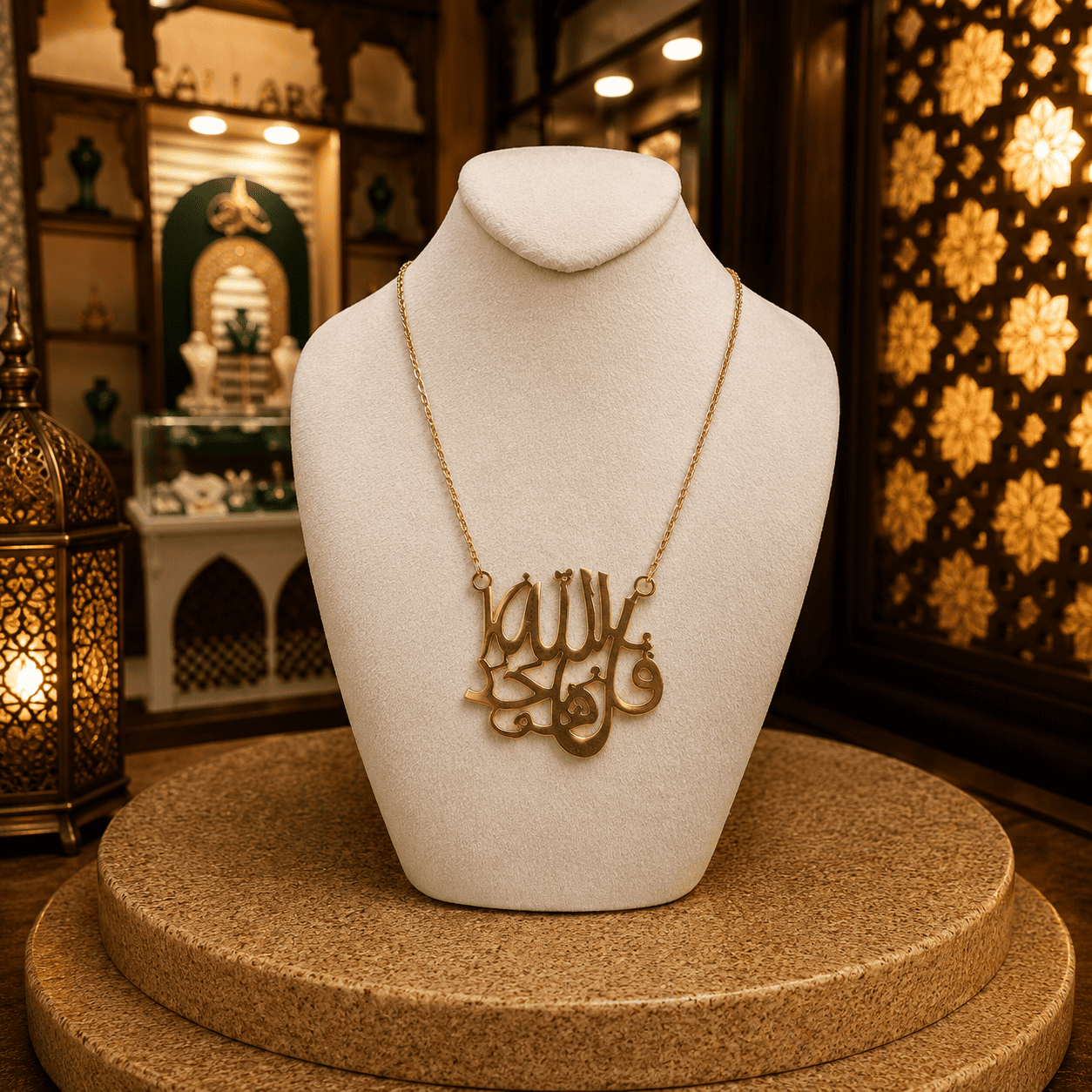 كوليه فضه “ قول الله احد“- فضه عيار 925 - الصورة 3