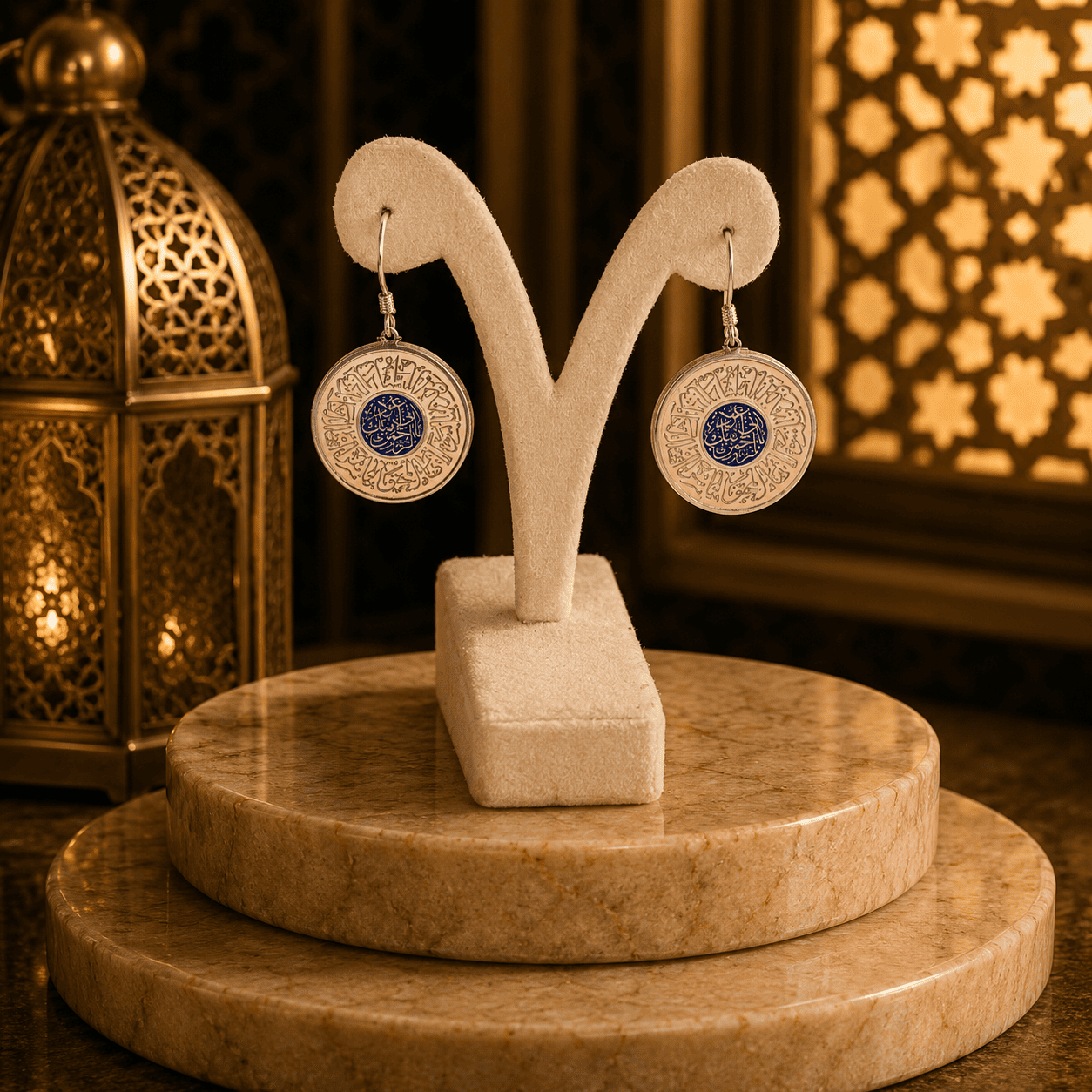 حلق فضة “ايها المريد “- عيار 925 - الصورة 3