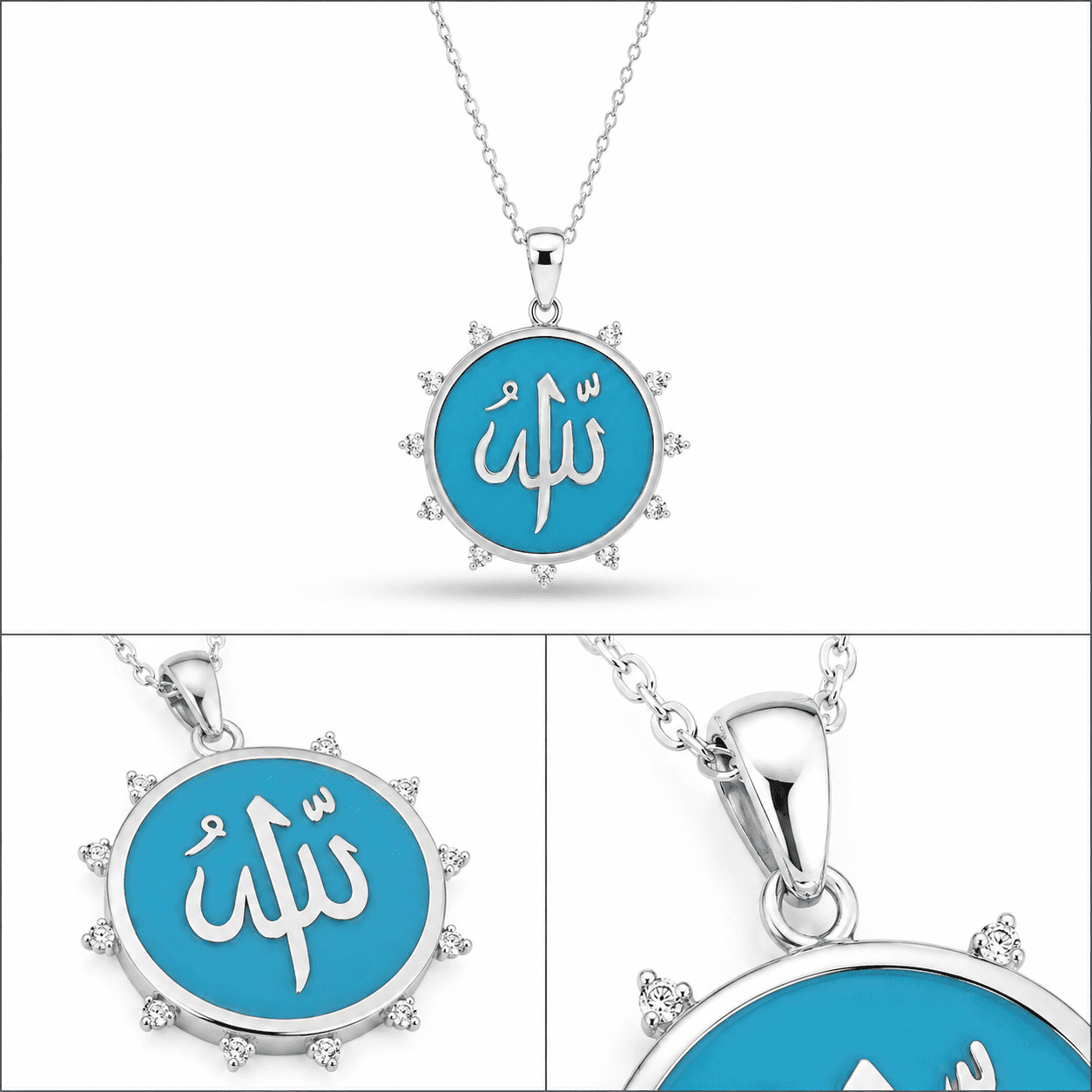 كوليه “الله“ - فضه عيار 925 - الصورة 2