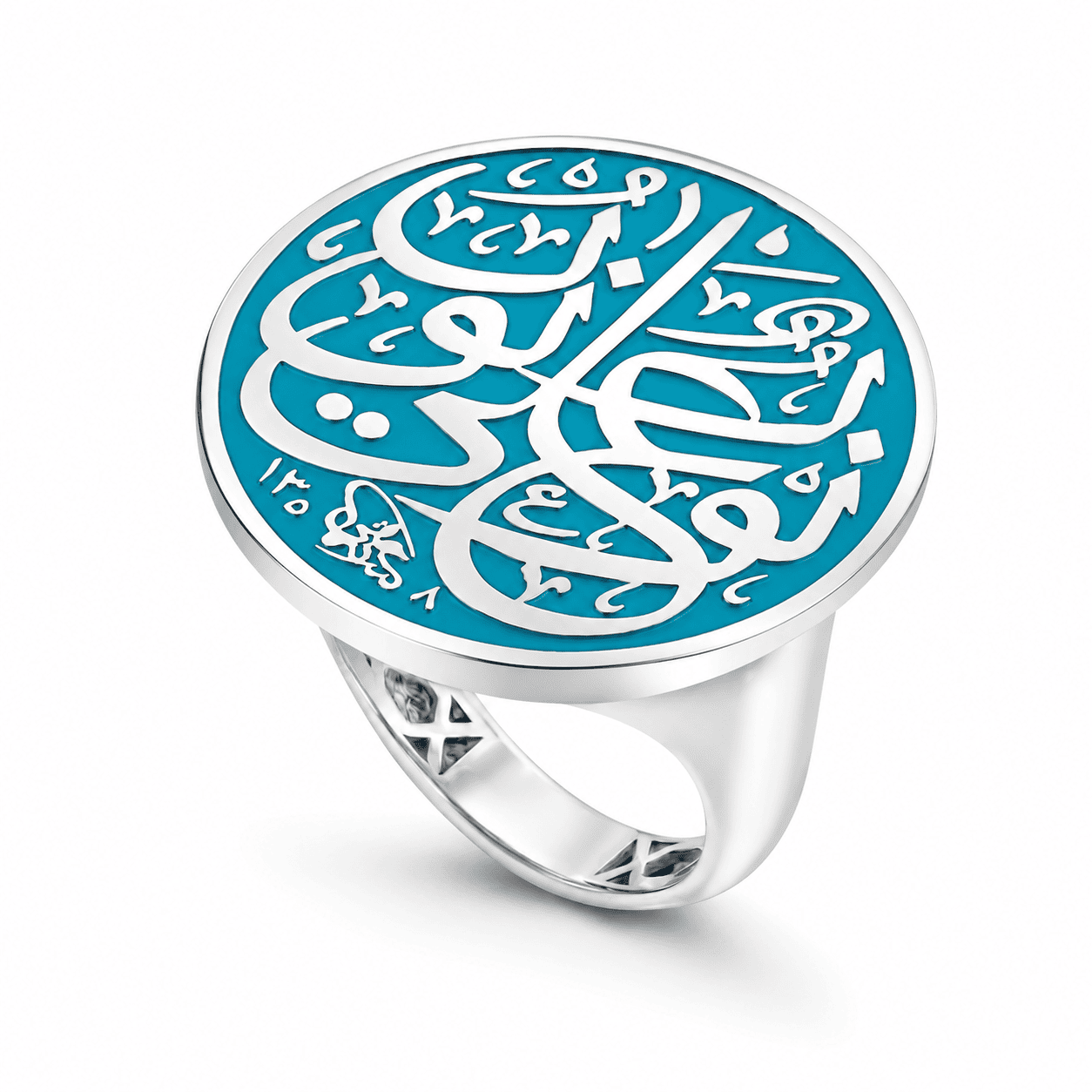 خاتم “نور علي نور“- فضه عيار 925