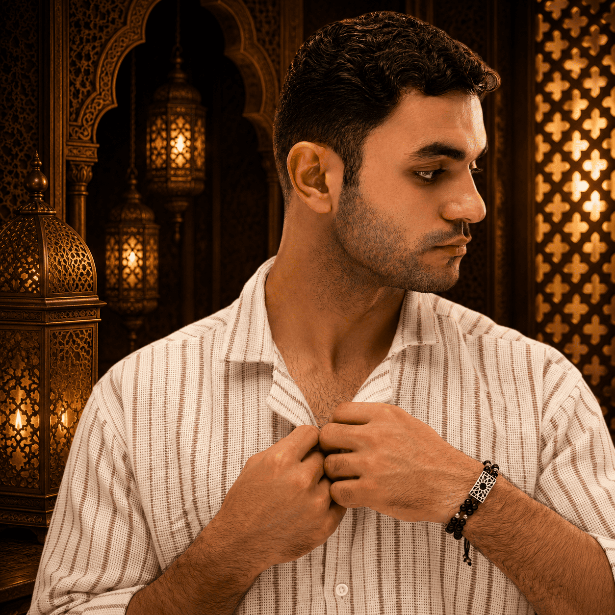 اسوره “خرز “ - فضه عيار 925 - الصورة 3